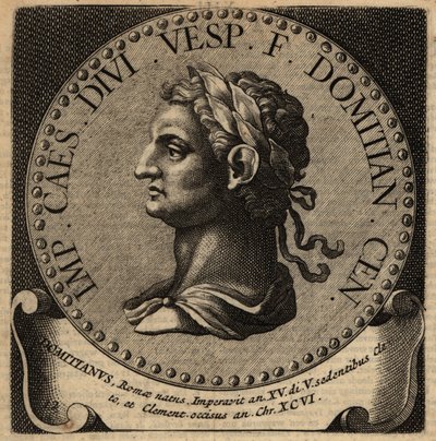 Portrett av den romerske keiseren Domitian. av Netherlandish School