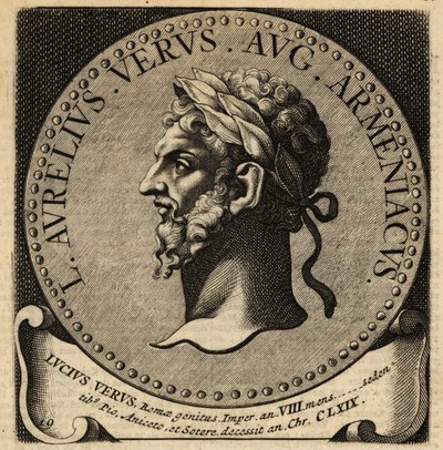 Portrett av den romerske keiseren Lucius Verus. av Netherlandish School