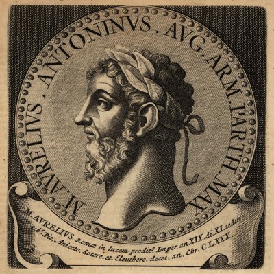 Portrett av den romerske keiseren Marcus Aurelius. av Netherlandish School