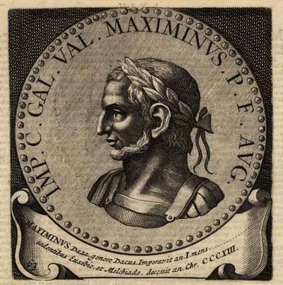 Portrett av den romerske keiseren Maximinus II. av Netherlandish School