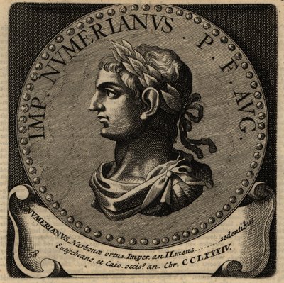 Portrett av den romerske keiseren Numerian. av Netherlandish School
