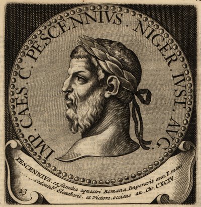 Portrett av den romerske keiseren Pescennius Niger. av Netherlandish School