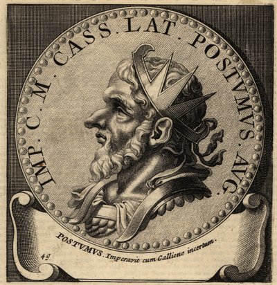 Portrett av den romerske keiseren Postumus. av Netherlandish School