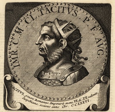 Portrett av den romerske keiseren Tacitus. av Netherlandish School