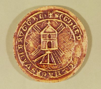 Segl for Brugge Guild of Millers, 1407 av Netherlandish School