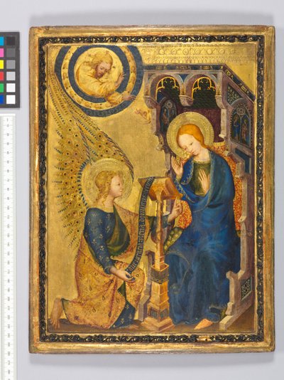 Bebudelsen, ca. 1380 av Netherlandish School