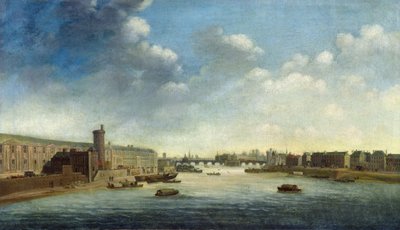 Seinen fra Barbierbroen oppstrøms, Louvre av Netherlandish School