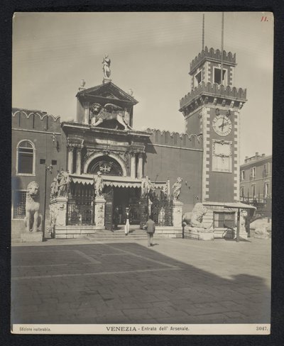 Porta Magna fra Arsenal i Venezia Venezia - Entrata dell