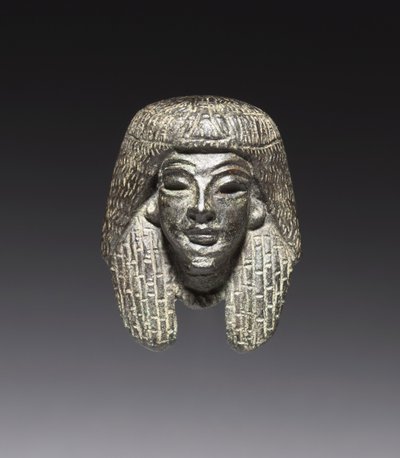 Bronsefeste fra en "Shawabty Bundle": Hode, sent 18. til tidlig 19. dynasti, ca. 1336-1256 f.Kr. av New Kingdom Egyptian