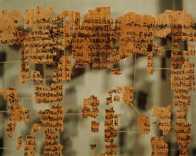 Fragmenter av kongens papyrus, eller den kongelige kanon (papyrus) av New Kingdom Egyptian