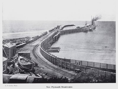 New Plymouth, New Zealand: New Plymouth Breakwater (s/hv-bilde) av New Zealand Photographer