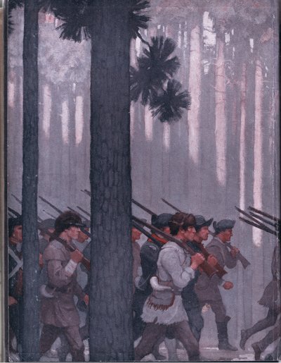 Innvendig omslagsdesign, 1928 av Newell Convers Wyeth