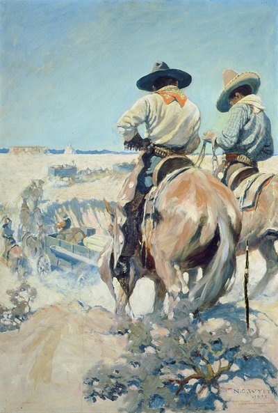Forsyningsvogner av Newell Convers Wyeth