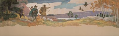 Tyrkiajegerne, 1941 av Newell Convers Wyeth