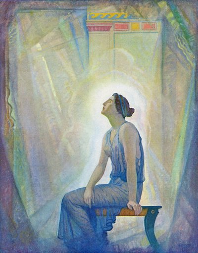 Den sørgende Penelope, 1929 av Newell Convers Wyeth
