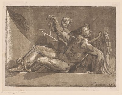 Saturn av Niccolò Vicentino (attributed to)
