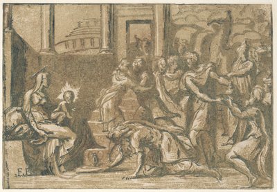 The Adoration of the Magi, 1540-50., 1540-50. av Giuseppe Niccolò Vicentino