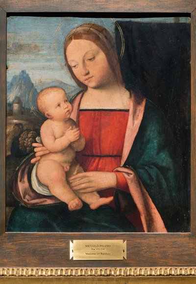 Madonna og barn, 1510-1520 av Niccolò Pisano