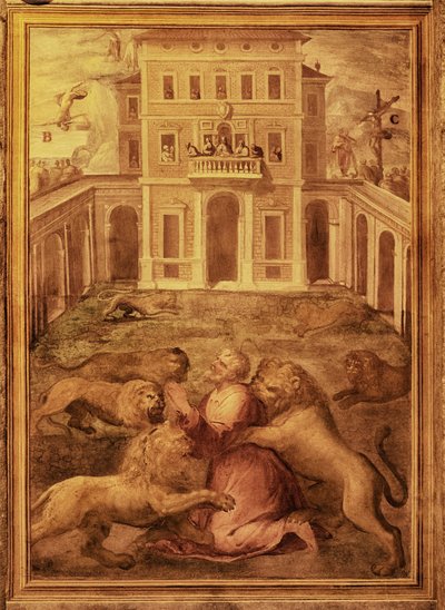 Minor Basilica Santo Stefano Rotondo, Santo Stefano al Monte Celio, Basilica of Santo Stefano Rotondo al Celio av Niccolo called Pomarancio Circignani