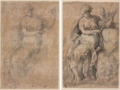Allegorisk figur (recto og verso) av Niccolo dell
