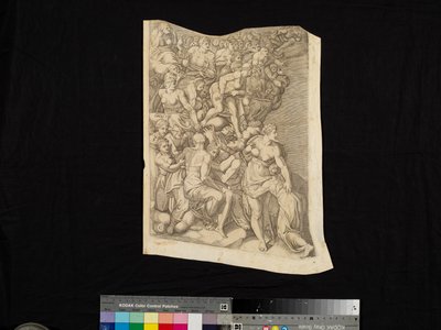 Scene fra The Last Judgment av Nicholas Beatrizet