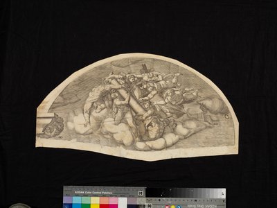 Scene fra The Last Judgment av Nicholas Beatrizet