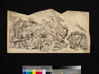Scene fra The Last Judgment av Nicholas Beatrizet