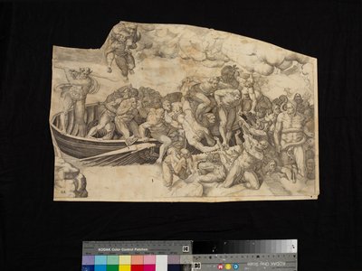 Scene fra The Last Judgment av Nicholas Beatrizet