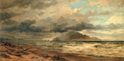 Cook Straits, New Zealand av Nicholas Chevalier