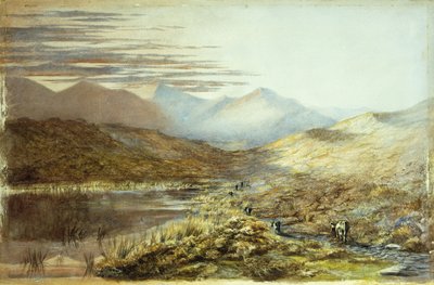 Lake Pukaki, New Zealand, 1872 av Nicholas Chevalier