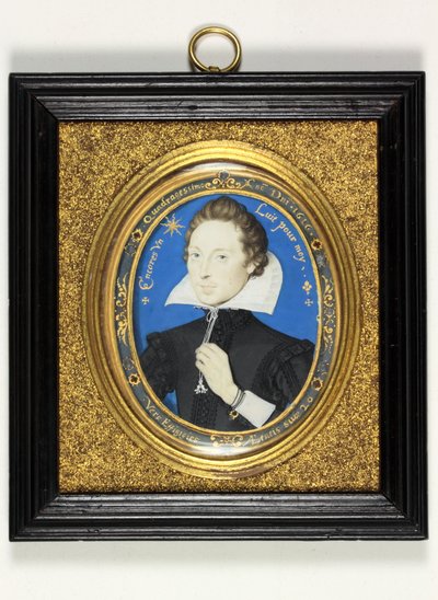 En gentleman kalt Henry Carey, 2. jarl av Monmouth av Nicholas Hilliard