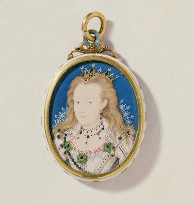 Frances Howard, hertuginne av Richmond og Lennox, ca. 1605-10 (wc på vellum) av Nicholas Hilliard