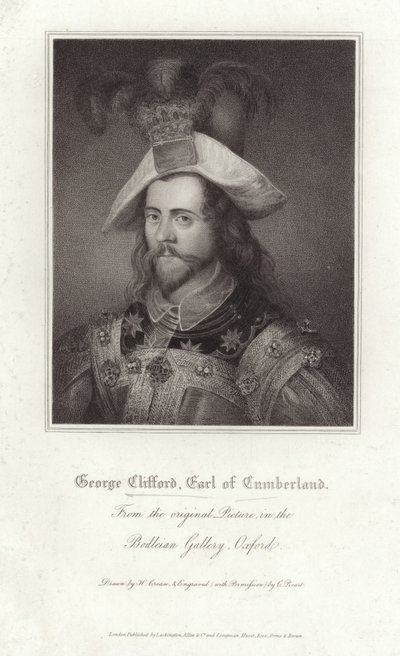 George Clifford jarl av Cumberland av Nicholas Hilliard