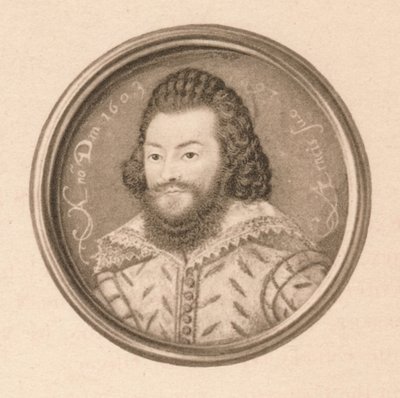 Henry Wriothesley, jarl av Southampton, 1500-tallet, 1904 av Nicholas Hilliard