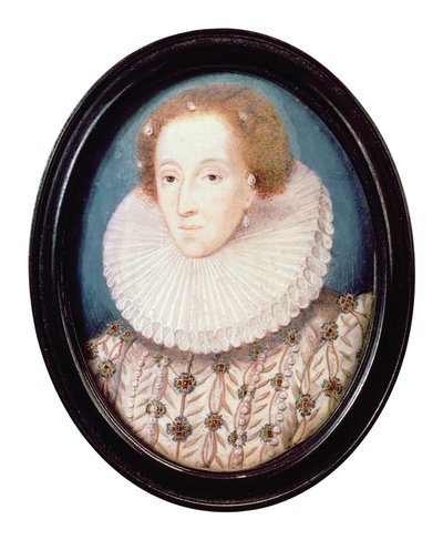 Miniatyr av dronning Elizabeth I av Nicholas Hilliard