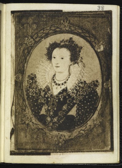 Dronning Elizabeth I (miniatyr) av Nicholas Hilliard
