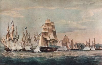 Fangst av Sparviére, c1811 av Nicholas Pocock