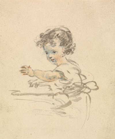 Barn sittende av Nicholas Pocock
