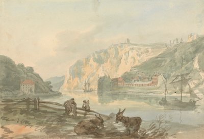 Hotwells fra Rownham Ferry av Nicholas Pocock