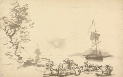 Strandstudie av Nicholas Pocock