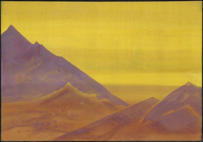 Dawn, ca. 1930 av Nicholas Roerich