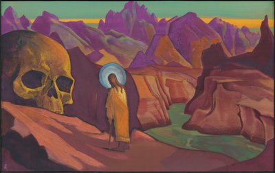 Issa and the Skull of the Giant, 1932 av Nicholas Roerich