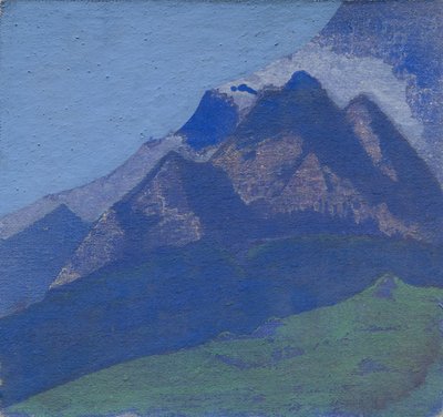 Fjellstudie, ca.1929 av Nicholas Roerich