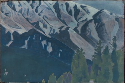 Pir Panjal, fra serien med samme tittel, 1925 av Nicholas Roerich