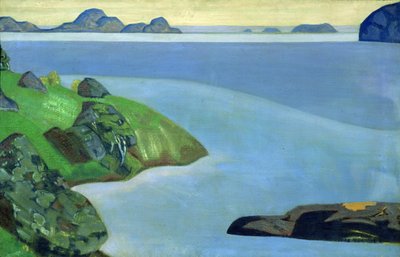 Steinete kystlandskap av Nicholas Roerich