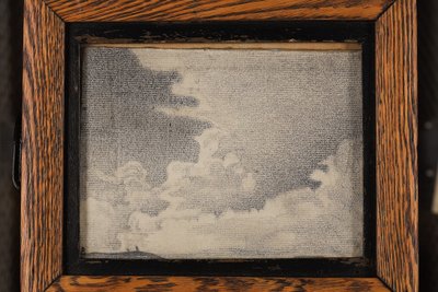 Skisse av landskap og skyer, ca. 1917-19 av Nicholas Roerich