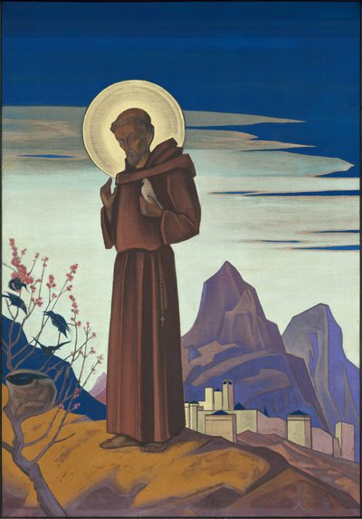 St. Francis, 1932 av Nicholas Roerich