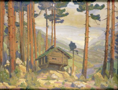 Scenedesign for "Peer Gynt", 1912 av Nicholas Roerich