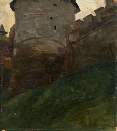 Novgorod Kreml-tårnet, ca. 1903 av Nikolai Konstantinowitsch Roerich