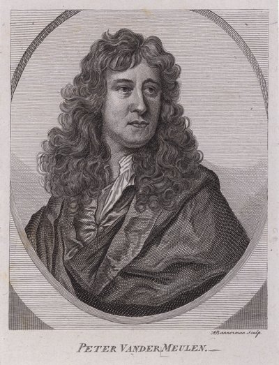 Pieter van der Meulen av Nicholas de (after) Largilliere